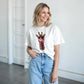Giraffe Bubblegum T-Shirt (Heavyweight Unisex)