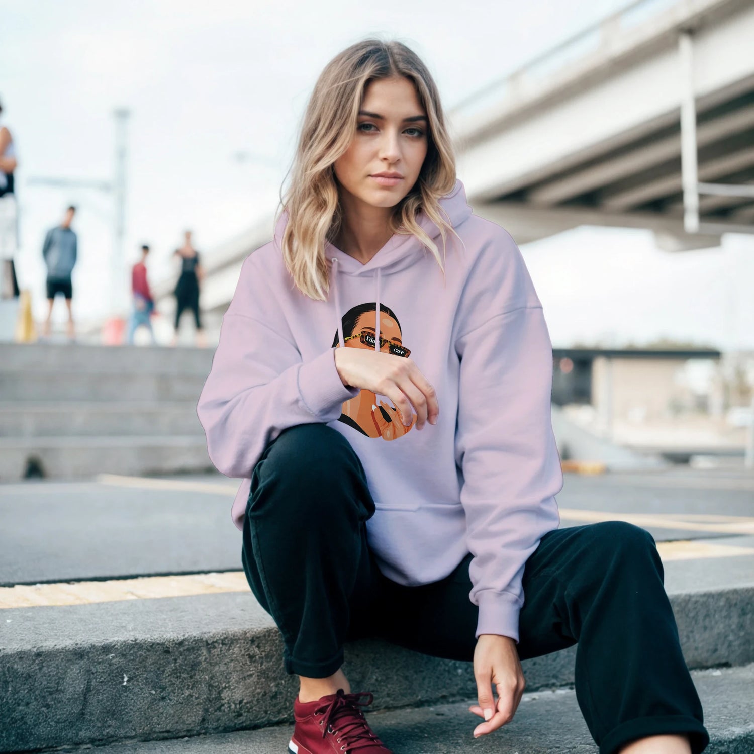 I Don’t Care Classic Hoodie Zero Class