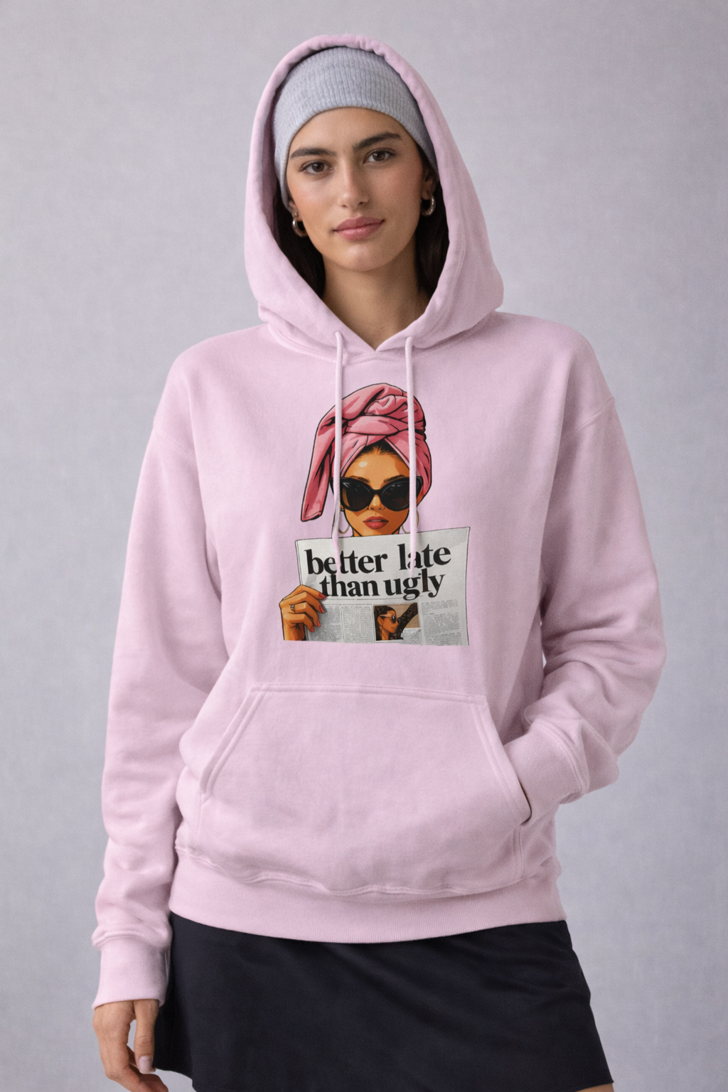 Better Late Than Ugly – Classic Unisex Hoodie