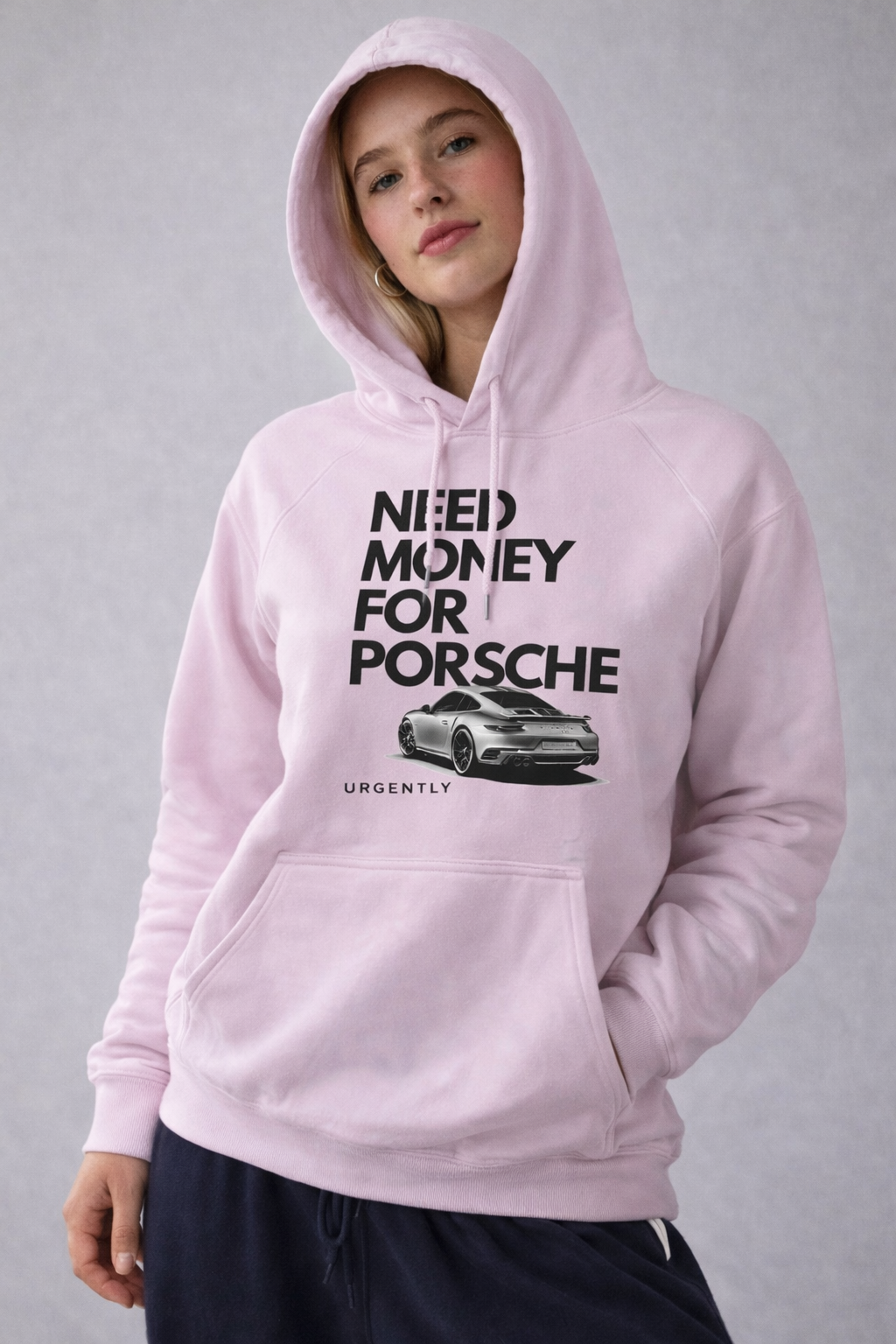 NEED MONEY FOR PORSCHE Hoodie Zero Class