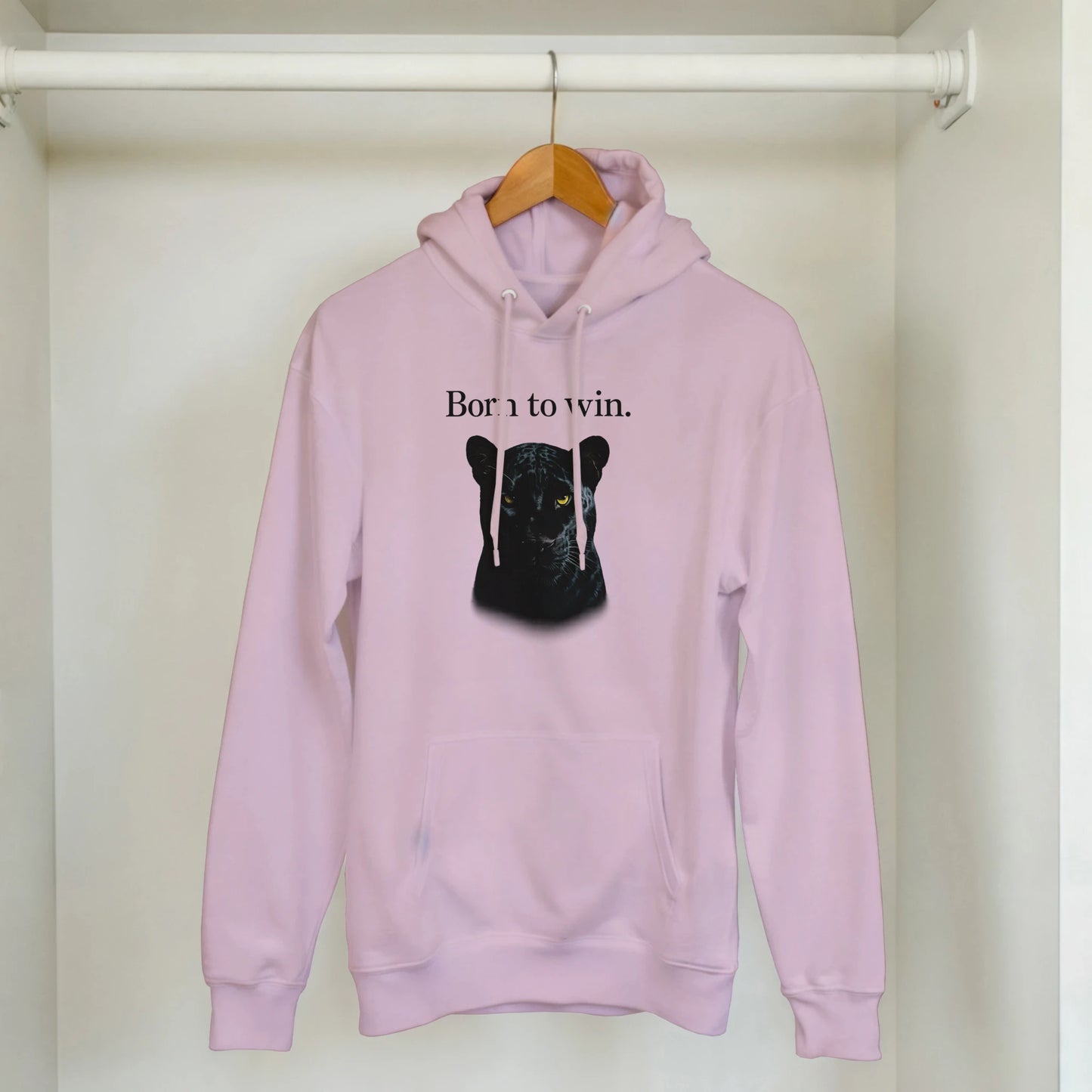 Born to Win Classic Hoodie - Pink Zero Class