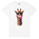 Giraffe Bubblegum T-Shirt (Heavyweight Unisex)